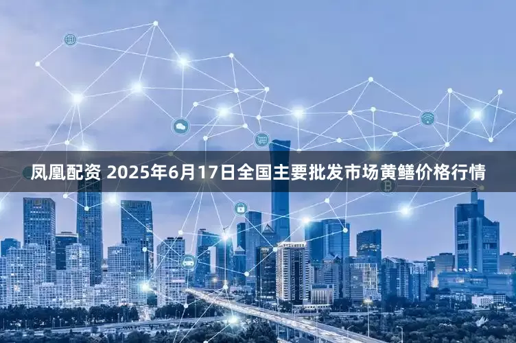 凤凰配资 2025年6月17日全国主要批发市场黄鳝价格行情